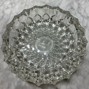 Vintage Crystal Cigar Ashtray